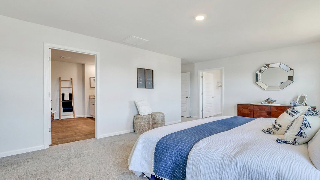 Furnished interior view inside a new home in The Groves at Bees Creek, Ridgeland (Image 17).
