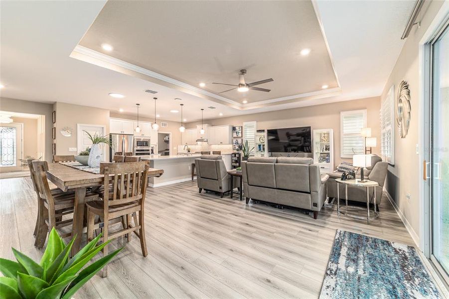 Furnished interior view inside a new home in , Ocala (Image 17). Furnished interior view inside a new home in , Ocala (Image 17).