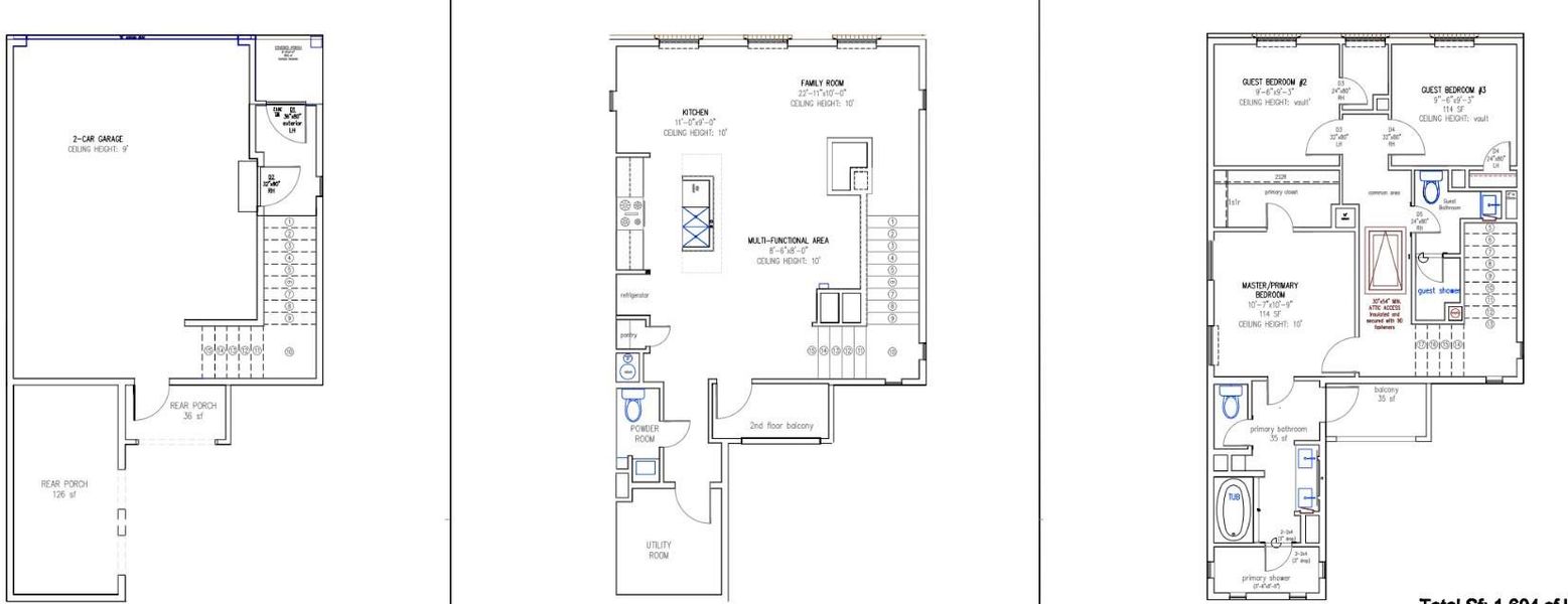 2D floor plan layout of this home in , Houston, TX (Image 3).