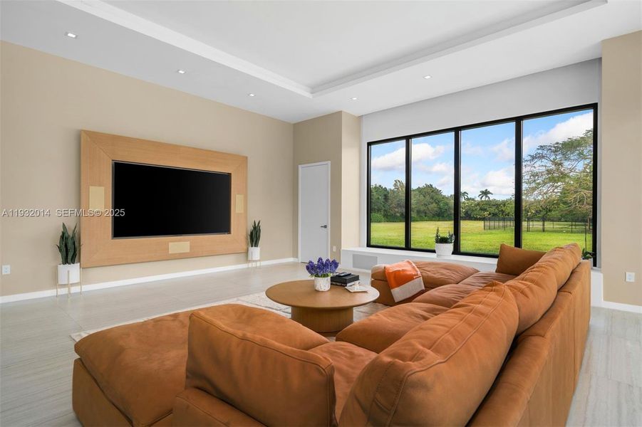 Furnished interior view inside a new home in , Southwest Ranches (Image 8).