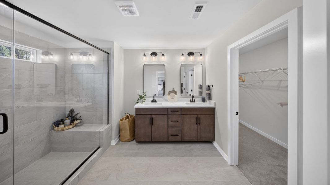 Furnished interior view inside a new home in Westport, York (Image 24).