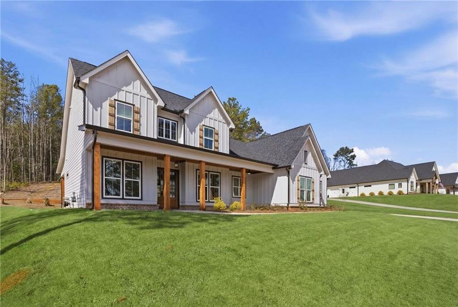 Exterior details and patio area of a home in , Jasper (Image 34).