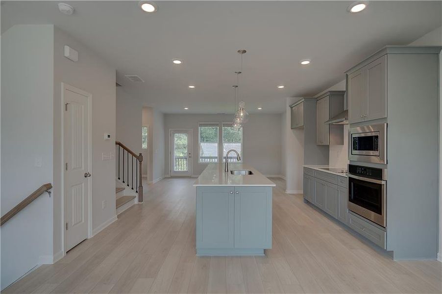 Furnished interior view inside a new home in Daybreak, Newnan (Image 7).