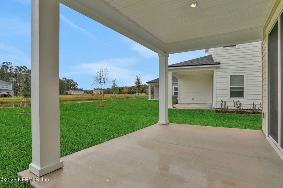 Exterior details and patio area of a home in TrailMark, St. Augustine (Image 20).