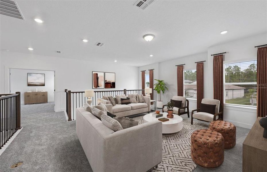 Furnished interior view inside a new home in Riverwood, Zephyrhills (Image 10).