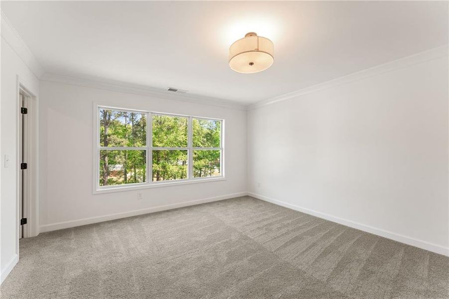 Spacious, unfurnished interior of a new home in Townes at South Main, Kennesaw (Image 21).