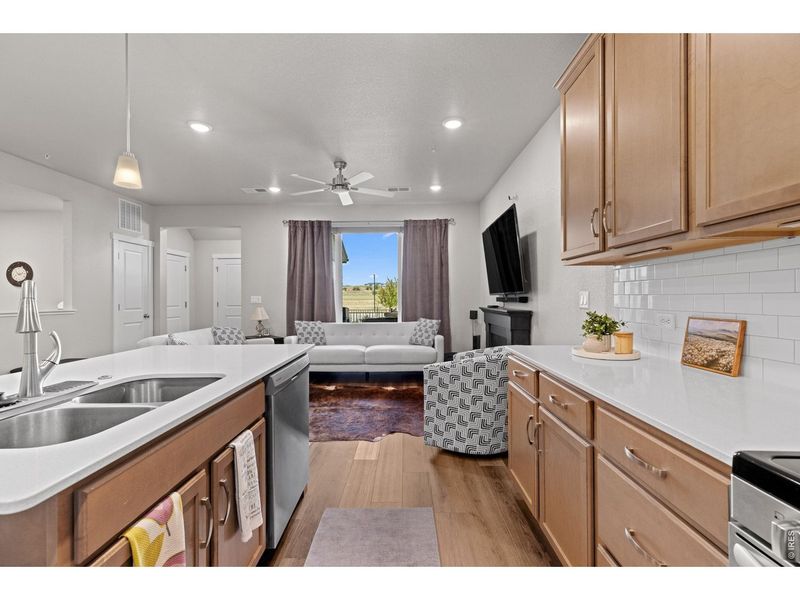 Furnished interior view inside a new home in Wilder at Timnath Ranch, Timnath (Image 7).