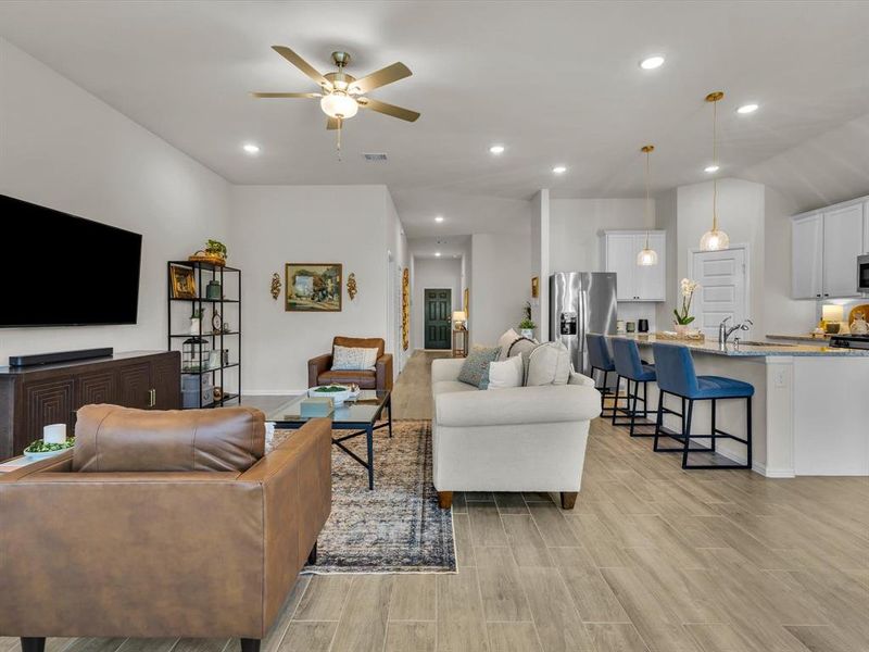 This floor plan was designed with entertaining in mind!