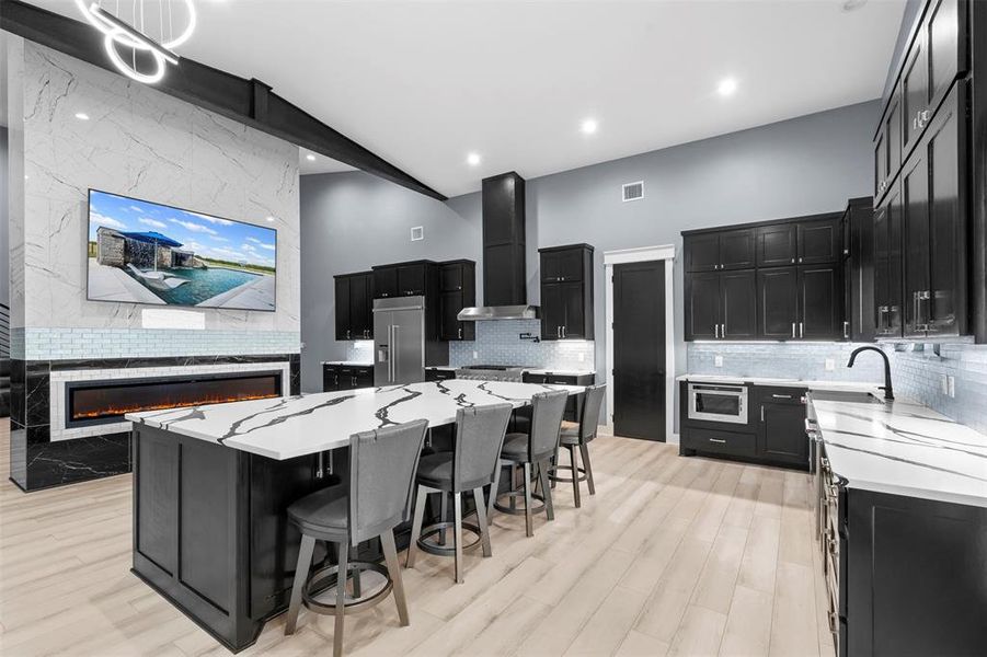 Furnished interior view inside a new home in , Tolar (Image 22).