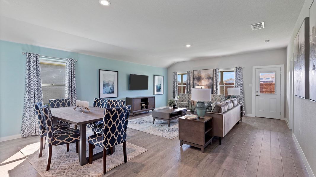 Representative furnished interior of a home built from the Kingston by D.R. Horton in The Parks of Alvarado, Alvarado (Image 15). Representative furnished interior of a home built from the Kingston by D.R. Horton in The Parks of Alvarado, Alvarado (Image 15).