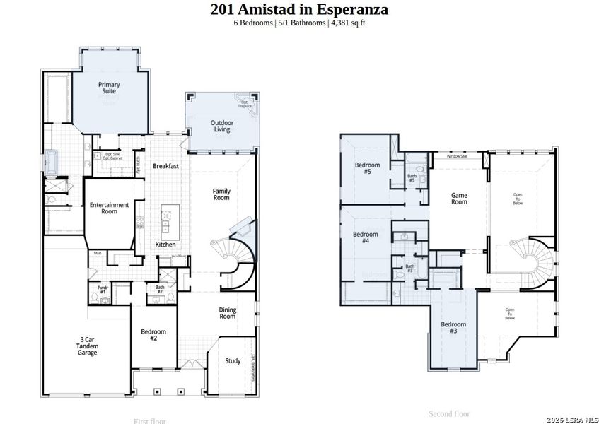 2D floor plan layout of this home in Esperanza, Boerne, TX (Image 4). 2D floor plan layout of this home in Esperanza, Boerne, TX (Image 4).
