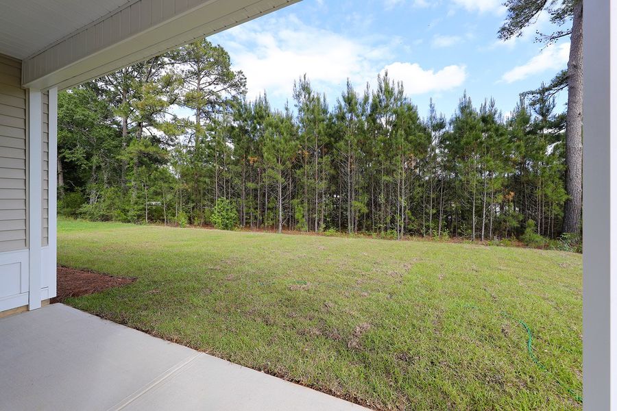 Exterior details and patio area of a home in Hainer Place, Conway (Image 20).