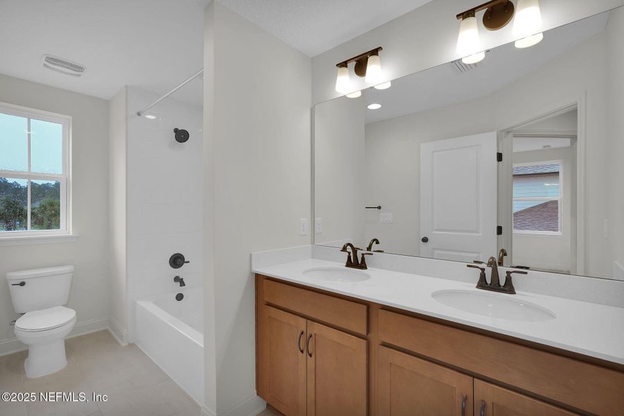 Furnished interior view inside a new home in Crosswinds at Nocatee, Ponte Vedra (Image 7).