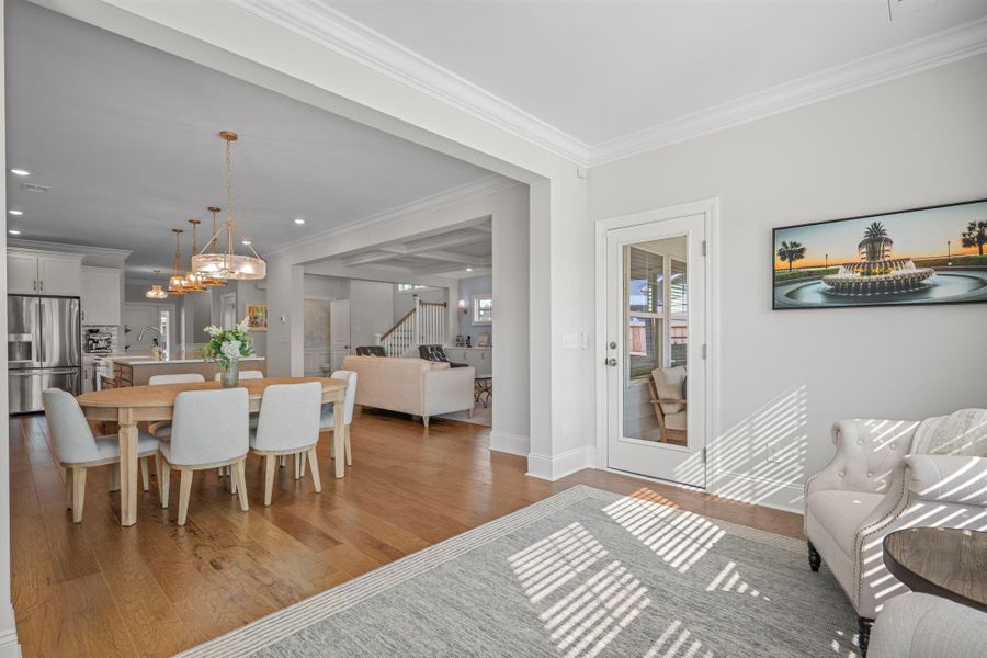 Furnished interior view inside a new home in , Summerville (Image 38).