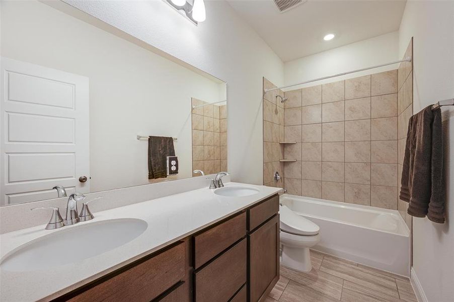 Furnished interior view inside a new home in , Justin (Image 23). Furnished interior view inside a new home in , Justin (Image 23).
