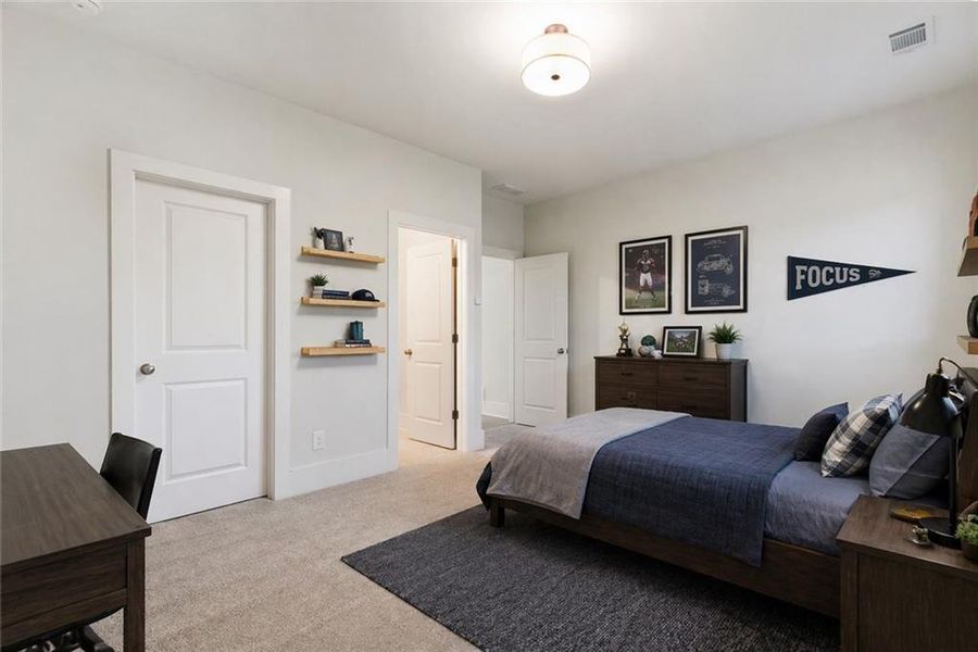 Furnished interior view inside a new home in , Buford (Image 31).