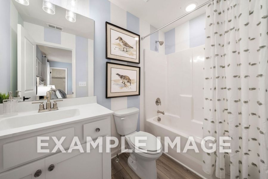 Representative furnished interior of a home built from the The Hickory B by Davidson Homes LLC in Cedar Farms, Winder (Image 47).