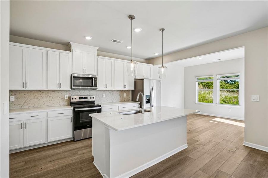 Furnished interior view inside a new home in Hawthorne Station, College Park (Image 8).