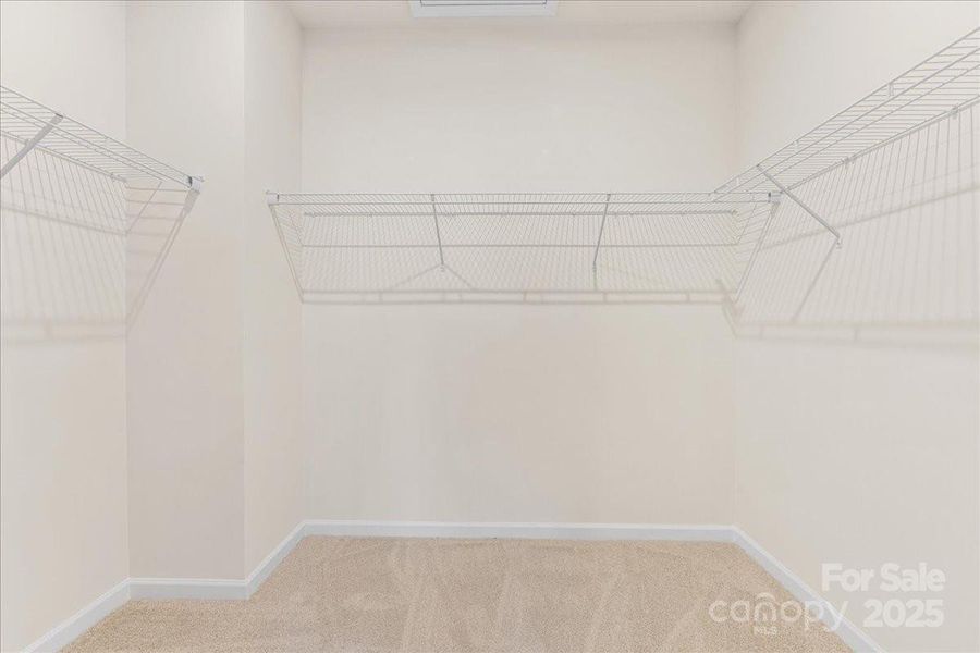 Large Primary Walk-In Closet.