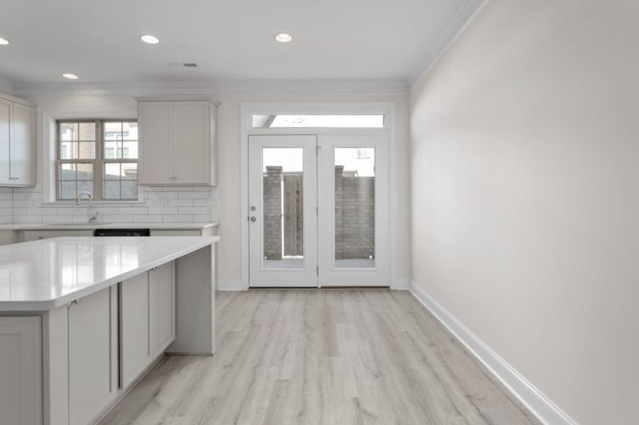Representative furnished interior of a home built from the Bermuda by Keystone Homes NC in Trellises, High Point (Image 9).