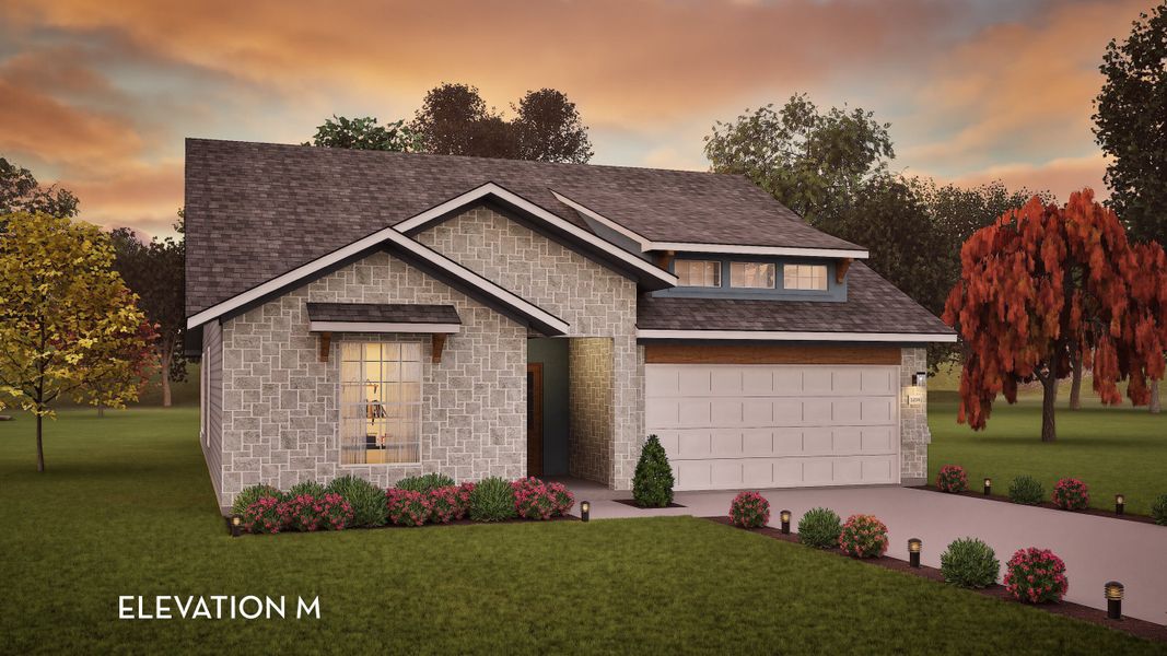 Representative exterior photo of a completed home built from the Creede by CastleRock Communities in Santa Rita Ranch, Liberty Hill, TX (Image 2). Representative exterior photo of a completed home built from the Creede by CastleRock Communities in Santa Rita Ranch, Liberty Hill, TX (Image 2).