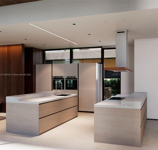 Furnished interior view inside a new home in , Miami (Image 18). Furnished interior view inside a new home in , Miami (Image 18).