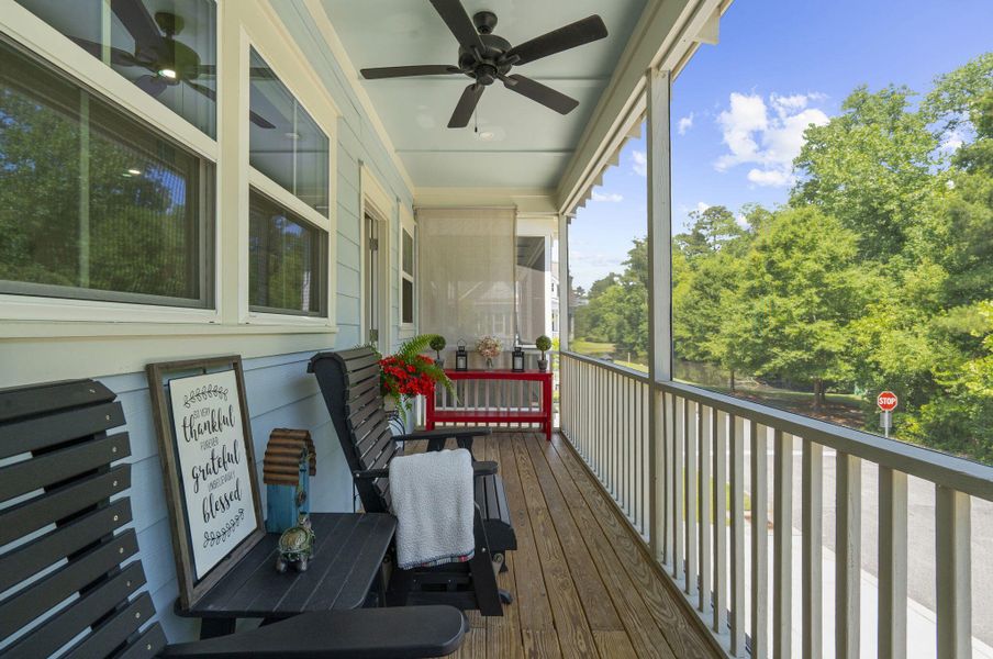 Exterior details and patio area of a home in , Summerville (Image 25). Exterior details and patio area of a home in , Summerville (Image 25).