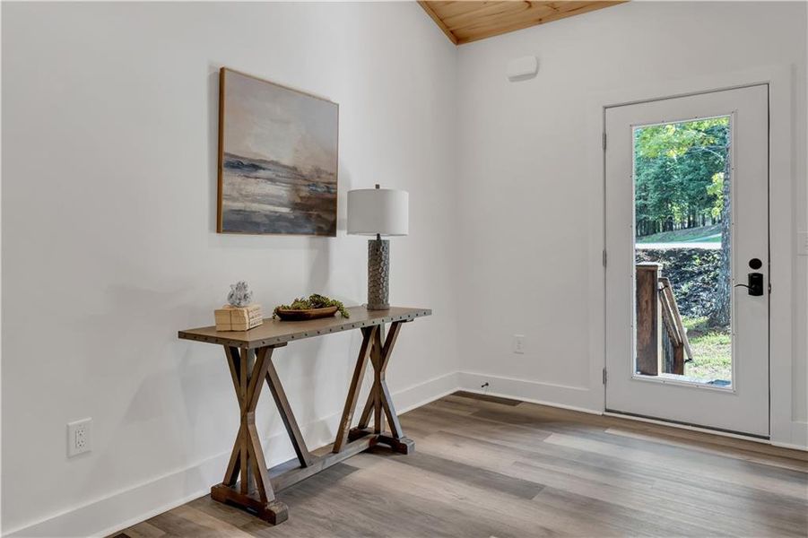 Furnished interior view inside a new home in , Ellijay (Image 17).