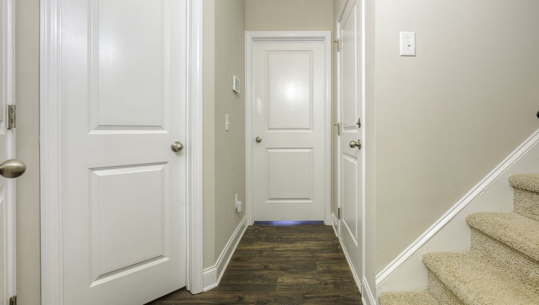 Representative unfurnished interior of a home built from the Carson by D.R. Horton in Townes at Tap Root Farms, Fletcher (Image 19).