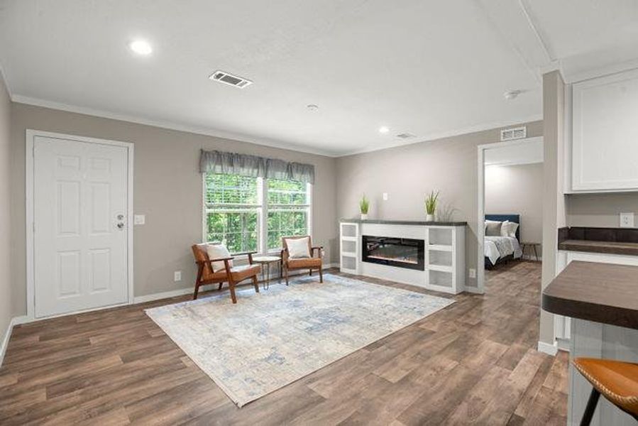 Furnished interior view inside a new home in , Clarkesville (Image 7).