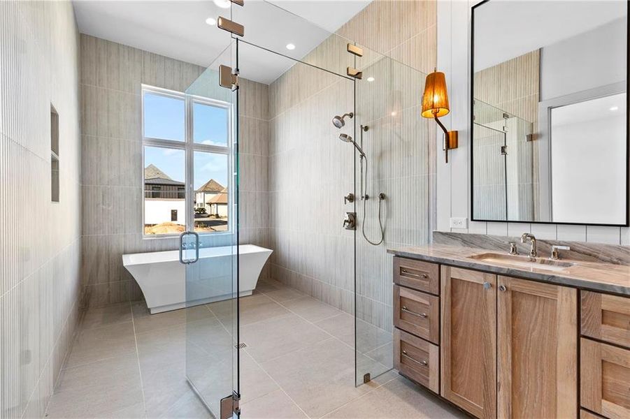 Furnished interior view inside a new home in , Fayetteville (Image 33).