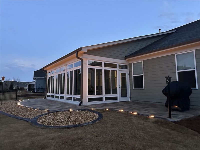 Exterior details and patio area of a home in , Hoschton (Image 34). Exterior details and patio area of a home in , Hoschton (Image 34).