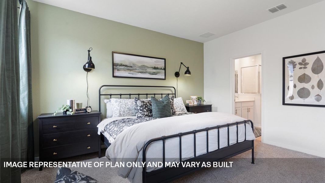 Furnished interior view inside a new home in Avery Centre, Round Rock (Image 17).