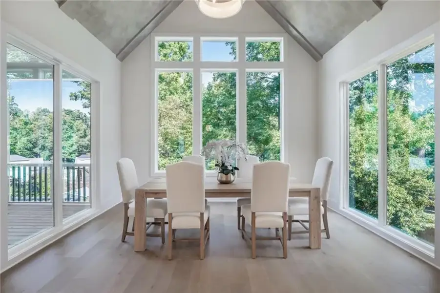 Furnished interior view inside a new home in , Atlanta (Image 18).