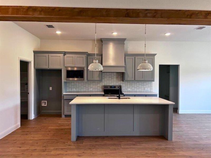 Furnished interior in a model home at Stonehenge Additional II in Sanger (Image 4). Furnished interior in a model home at Stonehenge Additional II in Sanger (Image 4).