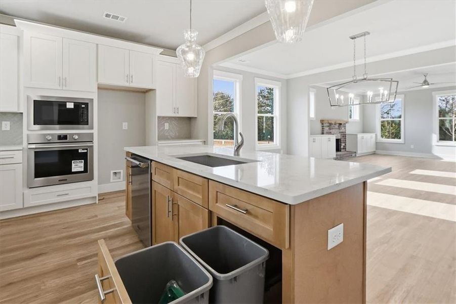 Furnished interior view inside a new home in , Statham (Image 15).