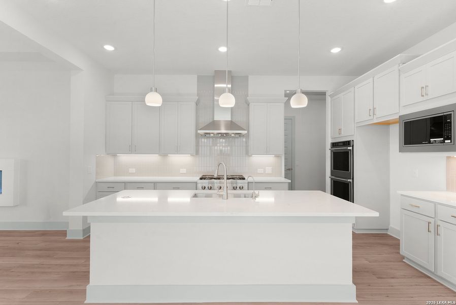 Furnished interior view inside a new home in Davis Ranch, San Antonio (Image 8).