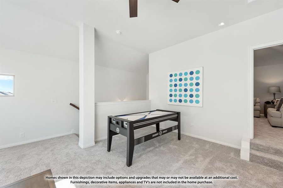 Furnished interior view inside a new home in North Grove, Waxahachie (Image 32).