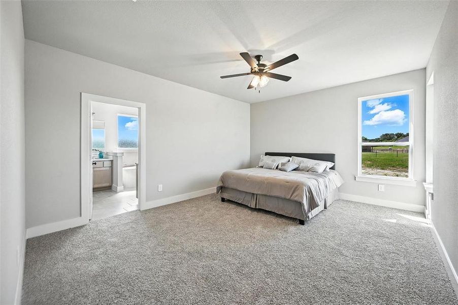 Furnished interior view inside a new home in Silver Sage Farm, Weatherford (Image 19). Furnished interior view inside a new home in Silver Sage Farm, Weatherford (Image 19).