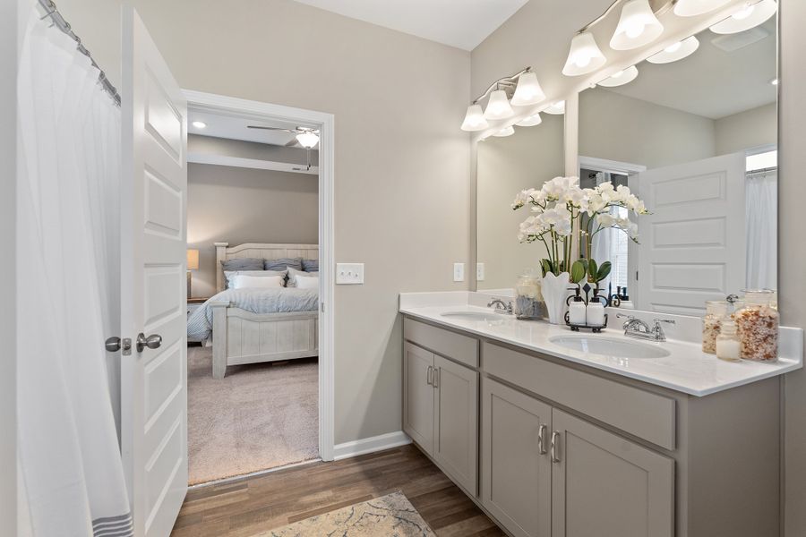 Furnished interior view inside a new home in The Andros, Dalton (Image 17).