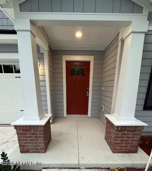 Exterior details and patio area of a home in , Jacksonville (Image 24).
