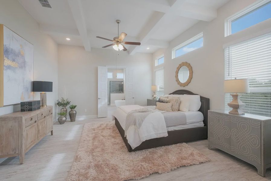 Representative furnished interior of a home built from the Anthony by Chesmar Homes in Potranco Oaks 100's, Castroville (Image 10).