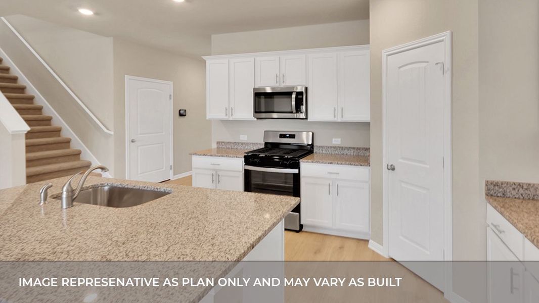 Furnished interior view inside a new home in Bar W Ranch, Leander (Image 8).