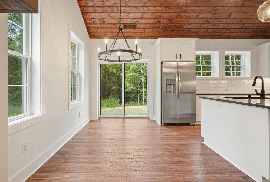 Furnished interior view inside a new home in , Talking Rock (Image 5). Furnished interior view inside a new home in , Talking Rock (Image 5).