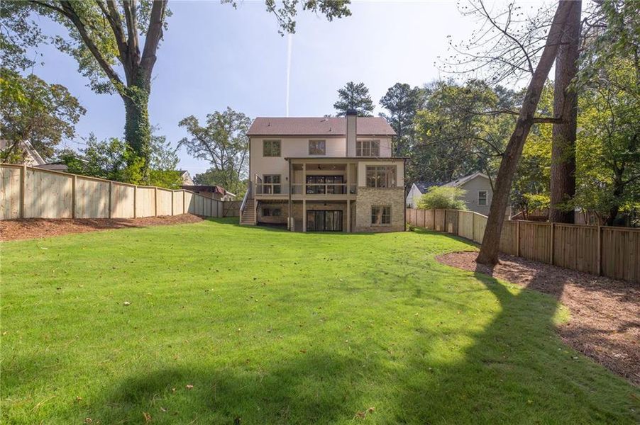 Exterior details and patio area of a home in , Atlanta (Image 24).