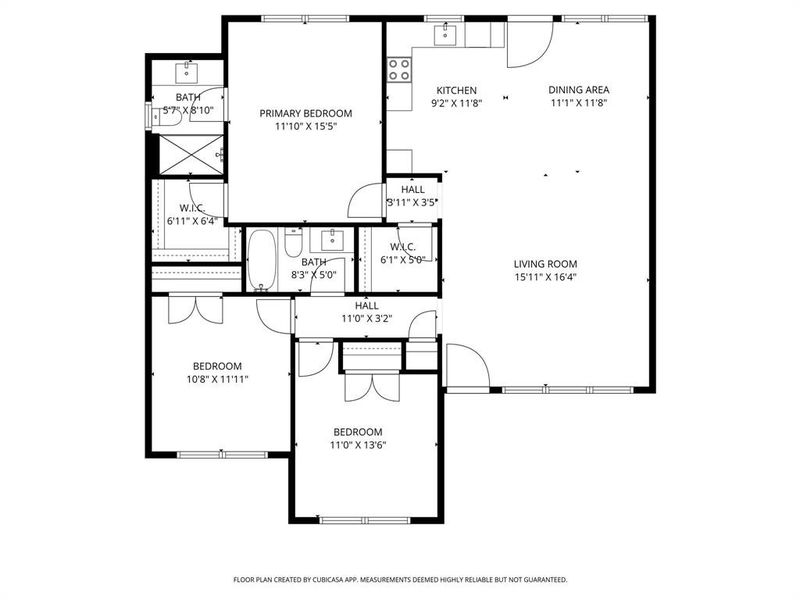 2D floor plan layout of this home in , Itasca, TX (Image 5).