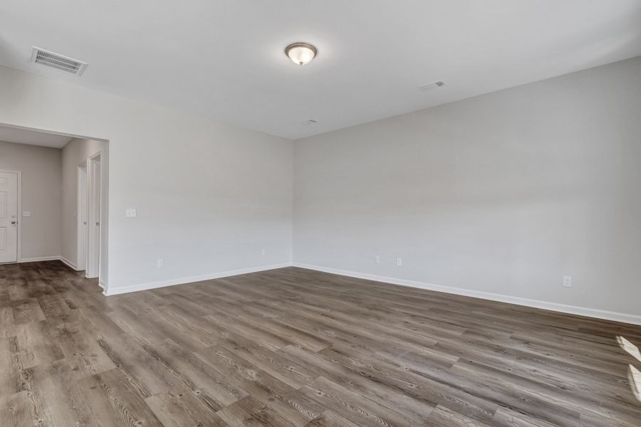 Representative unfurnished interior of a home built from the The Cypress by Smith Family Homes in Heritage at New Riverside, Bluffton (Image 17).