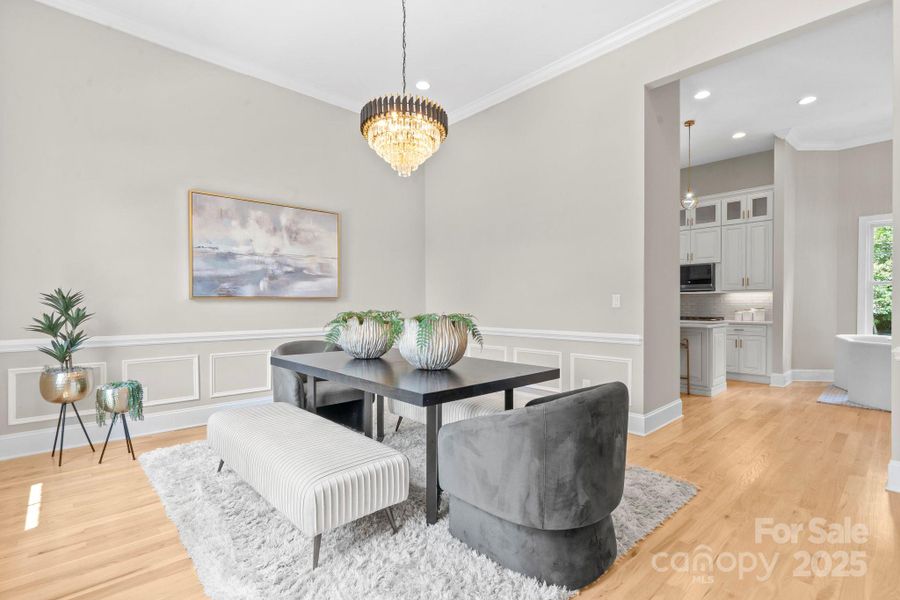 Furnished interior view inside a new home in , Charlotte (Image 31). Furnished interior view inside a new home in , Charlotte (Image 31).