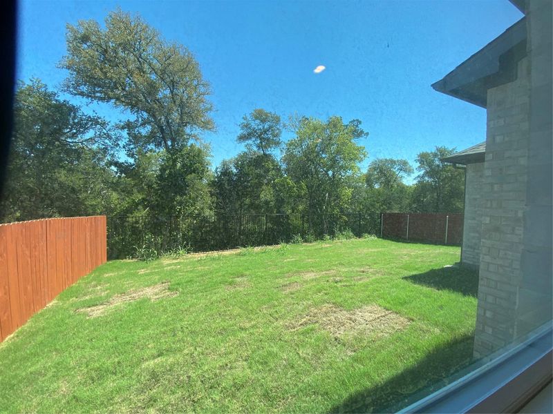 Private Backyard of Home Private Backyard of Home