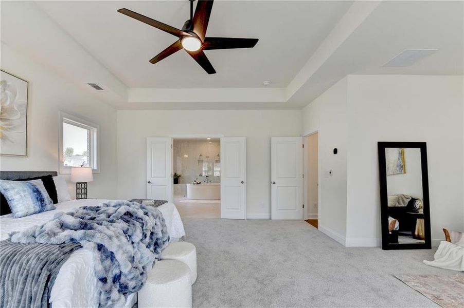 Furnished interior view inside a new home in , Cumming (Image 17).